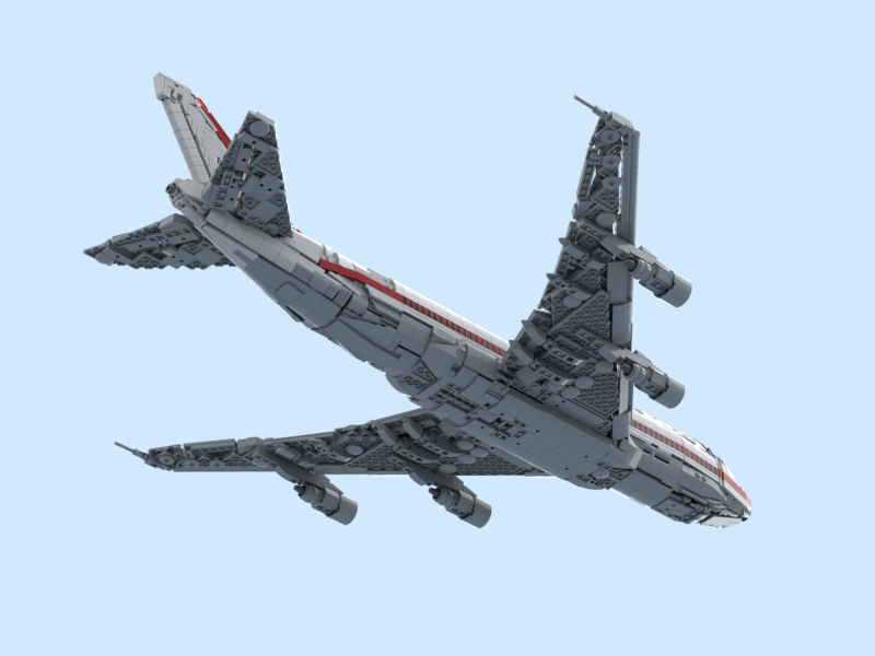 First Boeing 747-100 (factory livery)