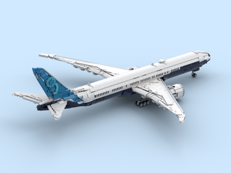 Boeing 777X Factory livery