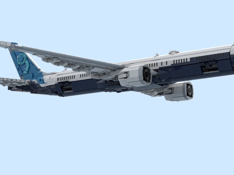 Boeing 777X Factory livery