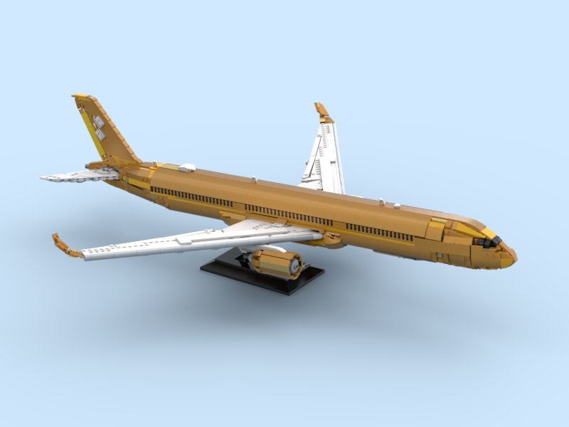 Starlux Liquid metal (golden one) Airbus A350-1000