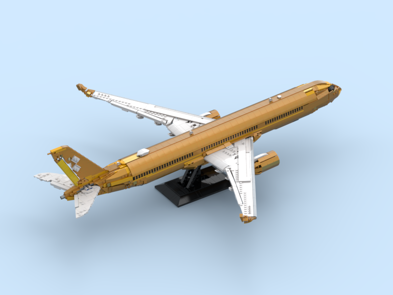 Starlux Liquid metal (golden one) Airbus A350-1000