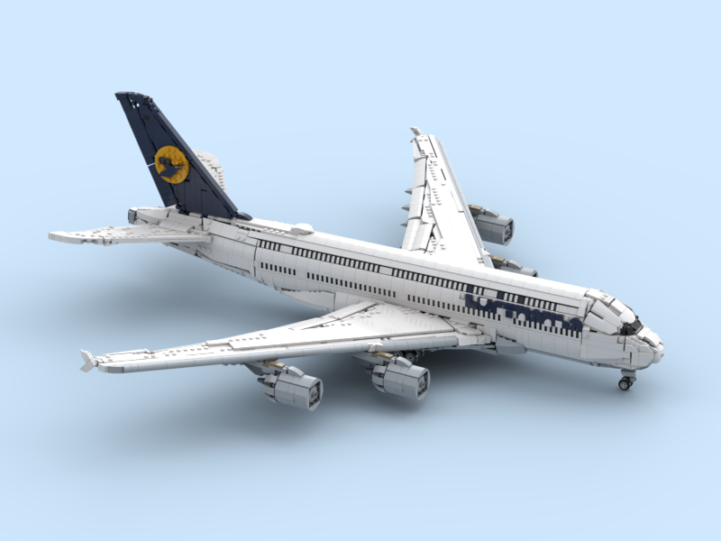 Old Lufthansa Airbus A380 livery