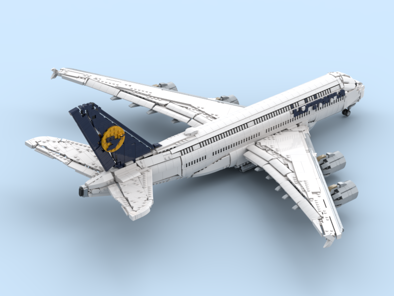 Old Lufthansa Airbus A380 livery