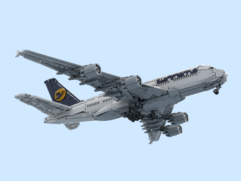 Old Lufthansa Airbus A380 livery